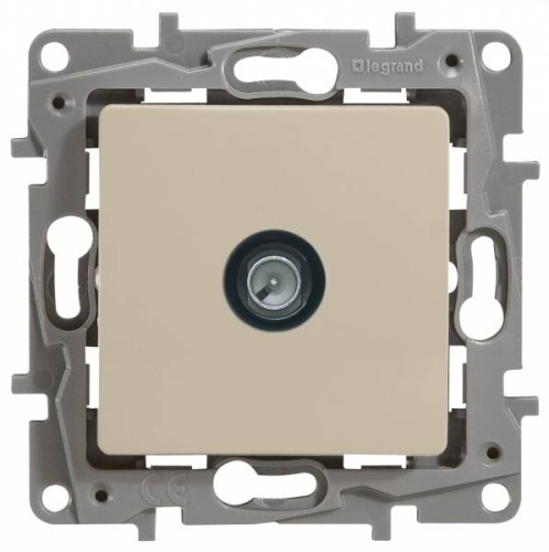 ETIKA Розетка TV оконечная сл. кость