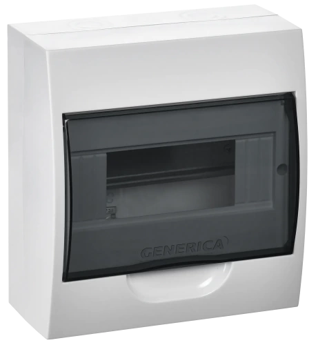 Бокс ЩРН-П-8 модулей навесн. пластик IP41 GENERICA