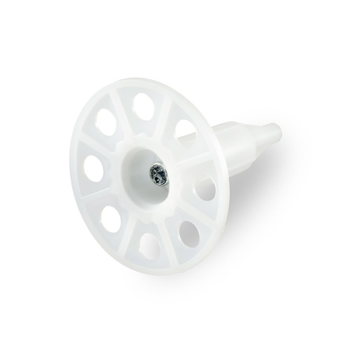 Тарельчатый дюбель гриб с гвоздем для МП IN40 белый (100 шт/уп) Промрукав