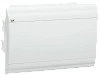Бокс встраиваемый IP40 ЩРВ-П-12 мод. 1ряд пластиковый с белой. крышкой с шинами