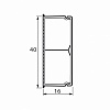 METRA Мини-канал 40x16мм 2 отд.