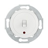 Переключатель 1-рычажковый, на 2 направления, c индикатором (схема 6L) 10 A, 250 B (белый) Vintage