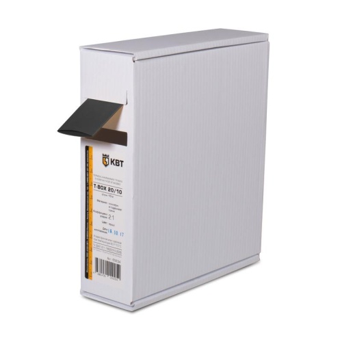 Трубка термоусадочная Т-BOX-12/6 черн (10м) (КВТ) Трубка термоусадочная Т-BOX-12/6 черн (10м) (КВТ)