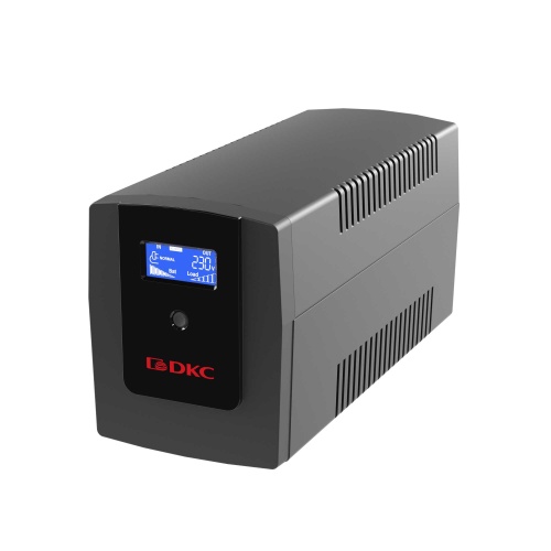 Линейно-интерактивный ИБП, Info, 1500VA/900W, 4xIEC C13, USB + RJ45, LCD, 2x8Aч