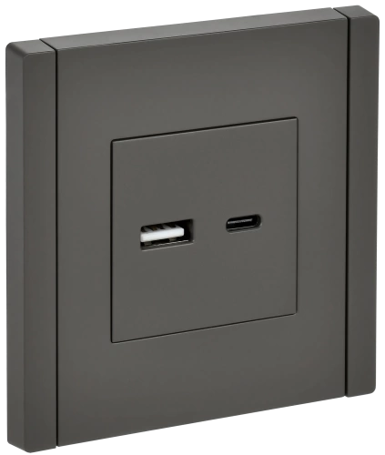 FORTE&PIANO Роз. USB A+C 18Вт FP351 сер. IEK FORTE&PIANO Роз. USB A+C 18Вт FP351 сер. IEK