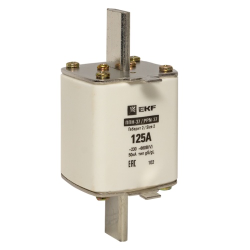 Плавкая вставка ППН-37 400/125А габарит 2 EKF