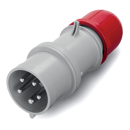 Вилка кабельная с безвинтовыми клеммами IP44 32A 3P+E+N 400В (упак. 10 шт)
