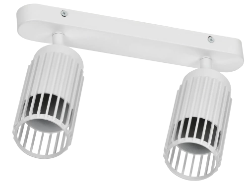 Светильник 4208 настенно-потолочн. 2хGU10 белый IEK