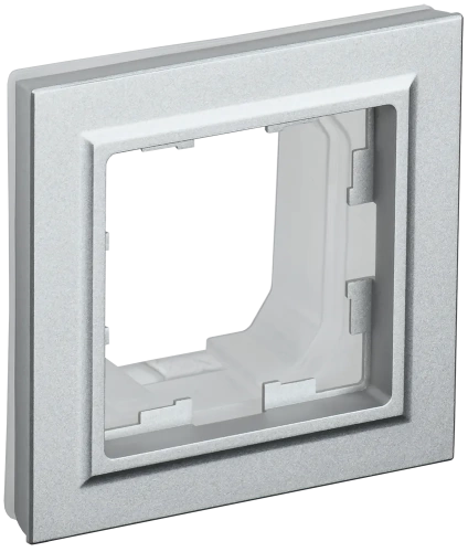 BRITE Рамка 1-мест. IP44 РУ-1-БрА-44 алюм. IEK