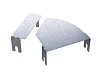 Крышка на горизонтальный изменяемый угол СРО 0-45град. 80, 2,0 мм