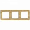 12-5003-11 Эл/ус ЭРА Рамка на 3 поста, Эра12, сосна
