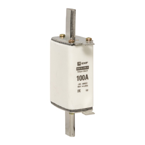 Плавкая вставка ППН-33 160/100А габарит 0 EKF Плавкая вставка ППН-33 160/100А габарит 0 EKF