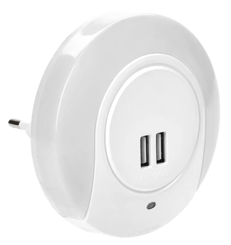 Светильник-ночник 001 круг USB датчик осв. 220В IEK Светильник-ночник 001 круг USB датчик осв. 220В IEK