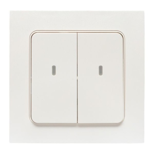 Умный выключатель Стокгольм 2-кл. белый Zigbee EKF Сonnect