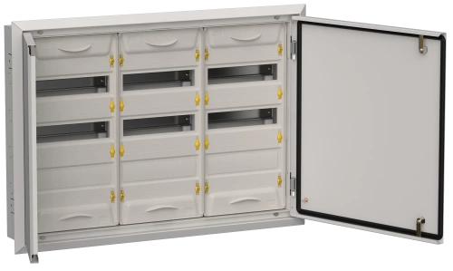 TITAN 5 Корпус мет. ЩРв-108 (3х36) 630х885х130 IP31 сер IEK