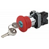ЭРА Кнопка LAY5-BS142 "Грибок"с ключом  крас. d22мм  240В 1р (20/200/3200)