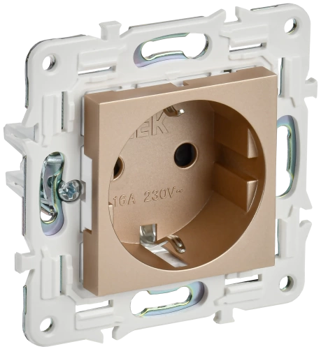 SKANDY Роз. с з/к/ш 16А SK-R04Sa песоч. IEK