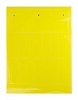 Табличка эластичная. Клейкое основание. Винил. Желтый