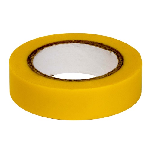 Изоляционная лента толщиной 0,13X15 10M Желтая (упак. 200 шт)