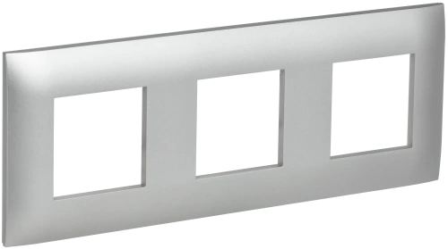 SKANDY Рамка 3-мест. SK-F03S сереб. IEK