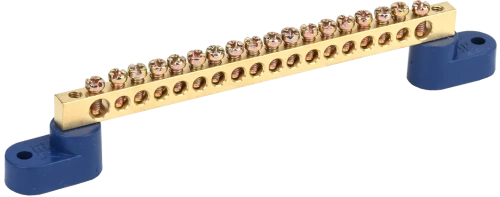 Шина нул на двух угловых изол ШНИ-6х9-18-У2-С ИЭК