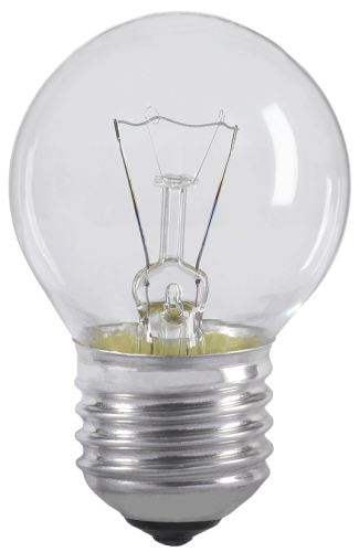 Лампа накаливания G45 шар прозр. 40Вт E27 IEK