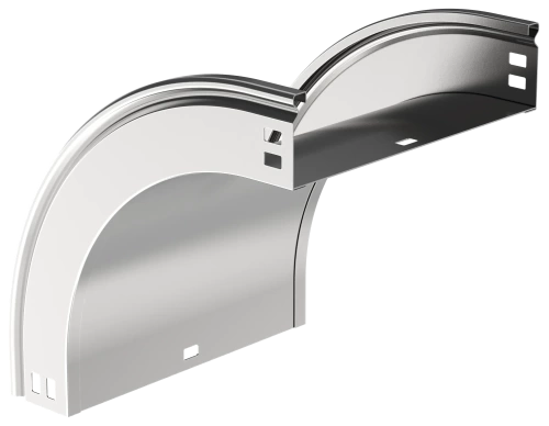 Поворот плавн. 90град тип В20 ESCA 80х200мм IEK Поворот плавн. 90град тип В20 ESCA 80х200мм IEK