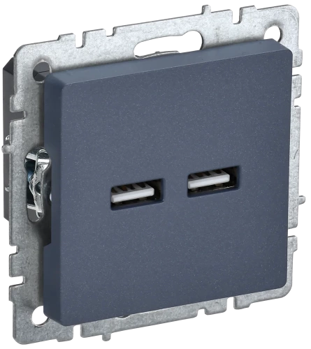 BRITE Роз. USB A+A 3,1А РЮ10-1-БрМ мар. IEK BRITE Роз. USB A+A 3,1А РЮ10-1-БрМ мар. IEK