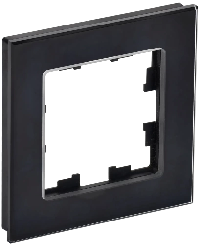 BRITE Рамка 1-мест. РУ-1-2-БрЧ стекло черн. IEK BRITE Рамка 1-мест. РУ-1-2-БрЧ стекло черн. IEK