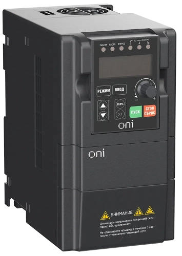 ПЧ A150 220В 1Ф 0,75кВт 5А ONI