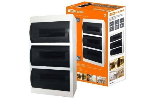 Бокс ЩРН-П-36 модулей навесной пластик IP41 TDM Бокс ЩРН-П-36 модулей навесной пластик IP41 TDM