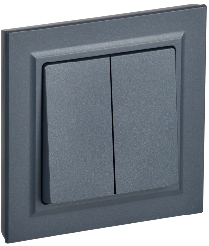 BRITE Выключ. 2-кл. 10А в сб. ВСР10-2-0-БрМ мар. IEK