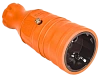 OMEGA Розетка переносная РБп14-1-0м IP20 оранжевая IEK