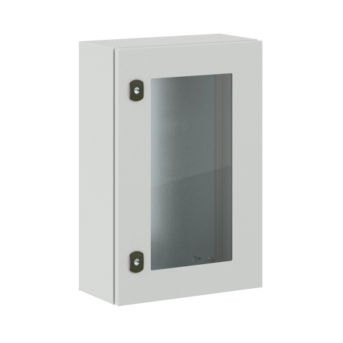 Корпус навесной уличный ST Outdoor с М/П с прозрачной дверью ВxШxГ 600x400x200 мм, IP66