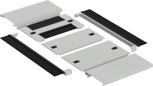 ITK by ZPAS Панель осн. шкафа рол. 800х1000 сер. РФ