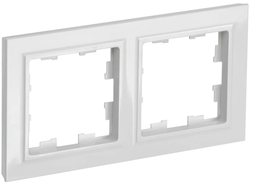 BRITE Рамка 2-мест. РУ-2-БрБ бел. BRITE Рамка 2-мест. РУ-2-БрБ бел.
