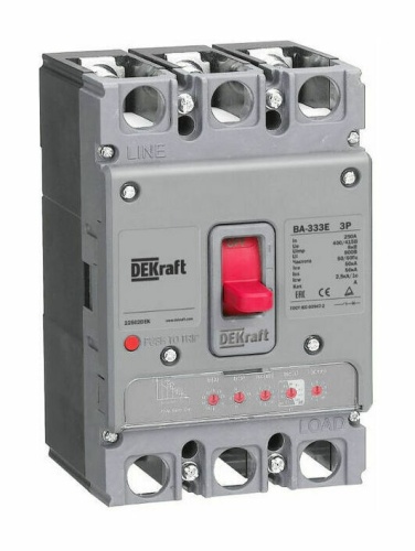 Силовой авт. выкл. с электрон. расц. 3P 250А 50кА ВА-333E