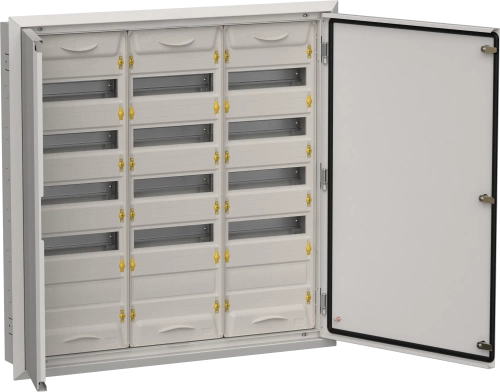 TITAN 5 Корпус мет. ЩРв-180 (3х60) 880х885х130 IP31 сер IEK