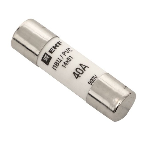 Плавкая вставка цилиндрическая ПВЦ (14х51) 40А EKF