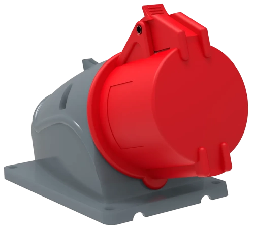 Розетка стационарная ССИ-124 32А-6ч/380-415В 3Р+РЕ IP44 MAGNUM ИЭК