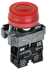 Кнопка LA167-BP42 d=22мм 1р красная IEK