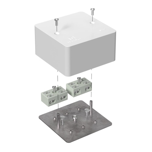 Коробка огнестойкая разветвительная для кабель-канала 40-0460-FR6.0-4-4-Р Е15-Е120 85х85х45 Промрукав