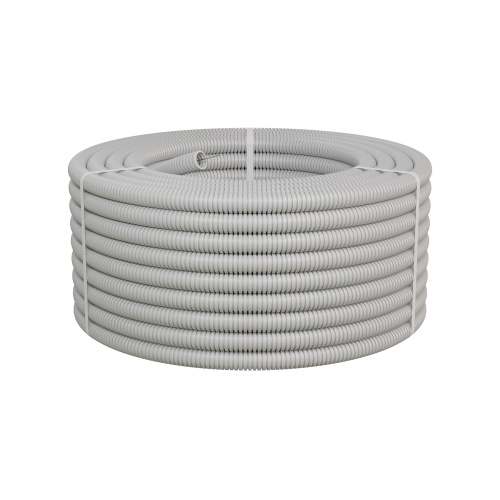 Труба ПВХ гофрир. тяжелая, с зондом диам 25мм (1шт = 50м) Экопласт Труба ПВХ гофрир. тяжелая, с зондом диам 25мм (1шт = 50м) Экопласт