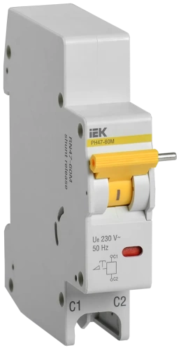 Расцепитель независ. РН47-60М на DIN-рейку для ВА47-60M IEK