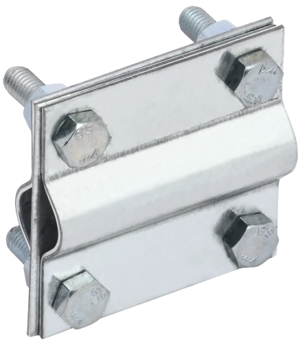 Зажим заземл. крест. стержень-стержень нерж. сталь IEK Зажим заземл. крест. стержень-стержень нерж. сталь IEK