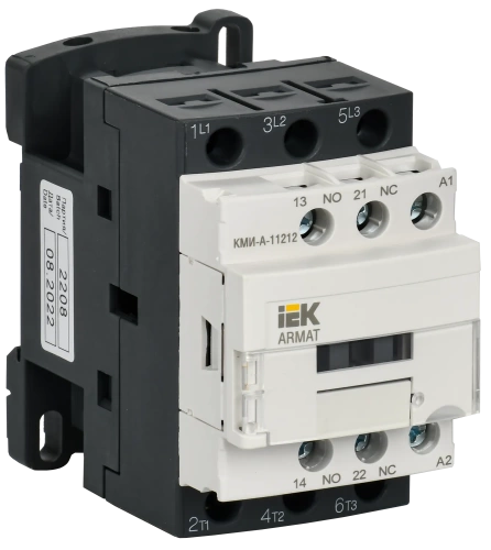ARMAT Контактор КМИ-А-11212 LC1D 12А 48В/АС3 1НО/1НЗ IEK