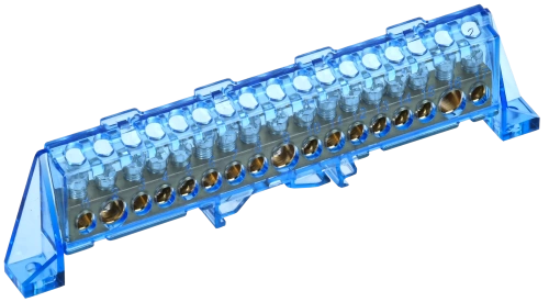 TEKFOR Шина N "ноль" в комб. изол. "Стойка" 8х12-17-С IEK