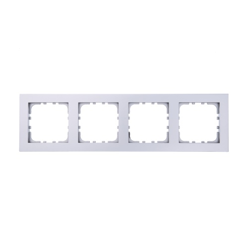 Рамка 4-постовая (серебристый металлик) LK80 Рамка 4-постовая (серебристый металлик) LK80