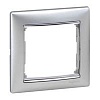 Рамка 1п Алюм/Серебр VLN