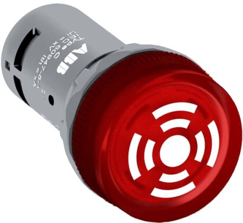 Зуммер CB1-613R с пульсирующим сигналом, с подсветкой, красный, 230 В AC